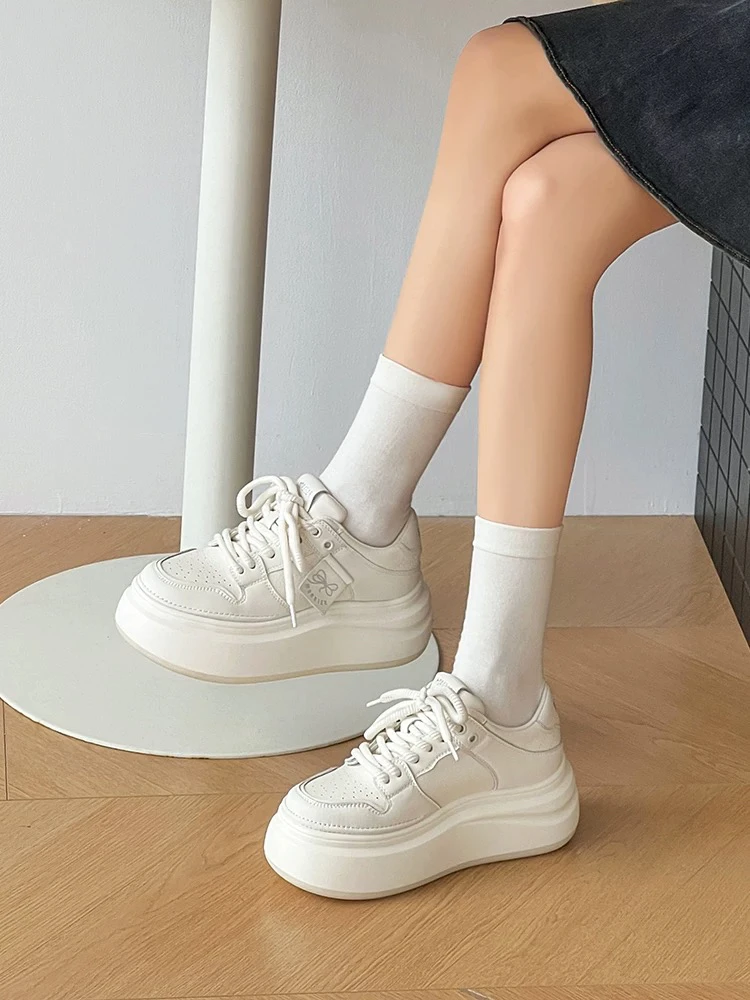 新品百搭增高小白鞋8796100