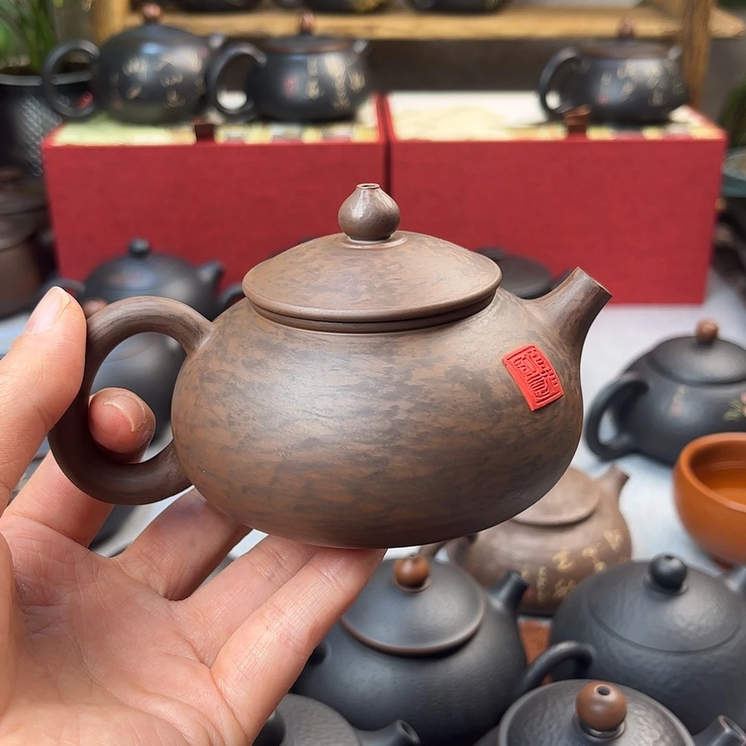 护***队170毫升福利款纯手工堆雕寒江壶