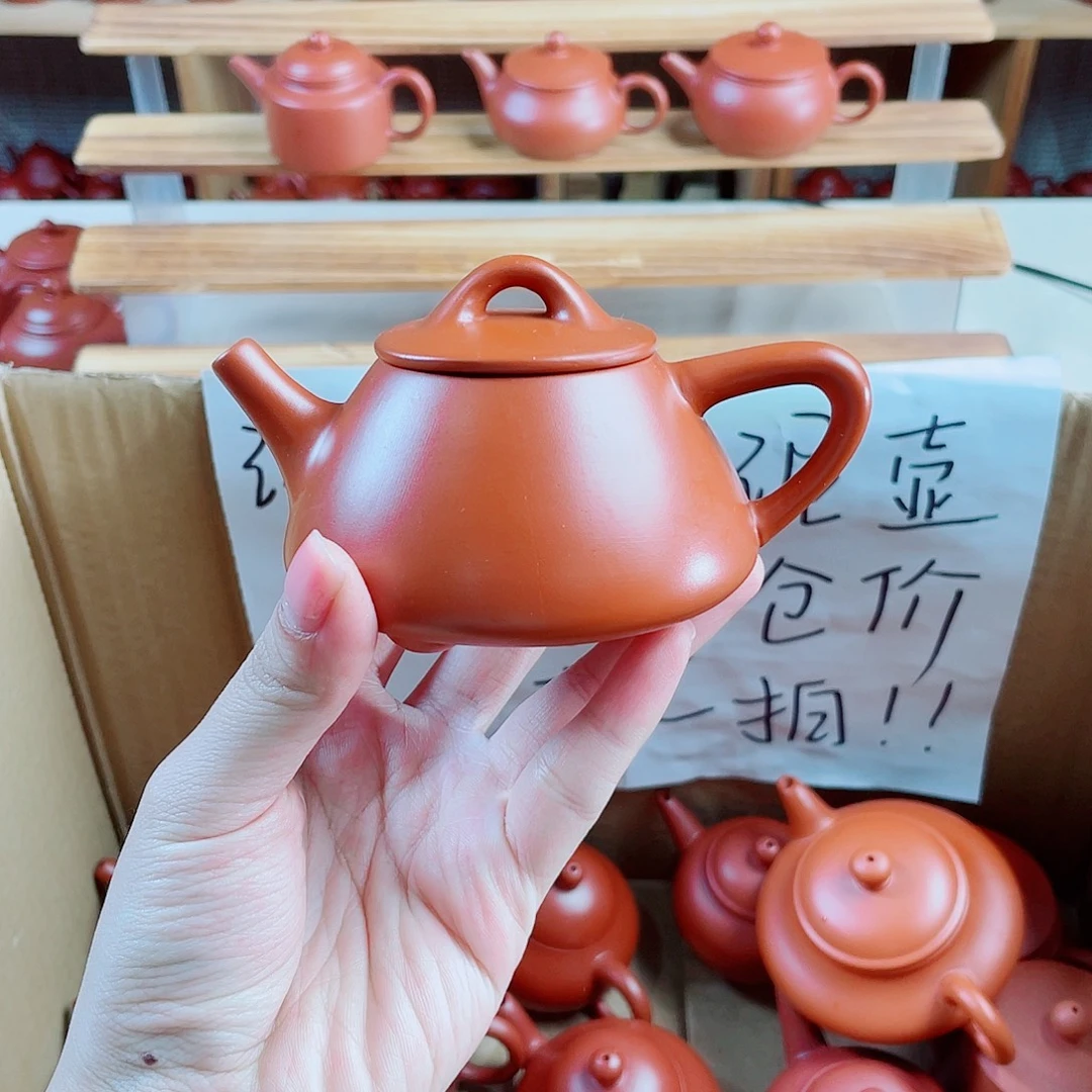 潮州朱泥壶石瓢壶160