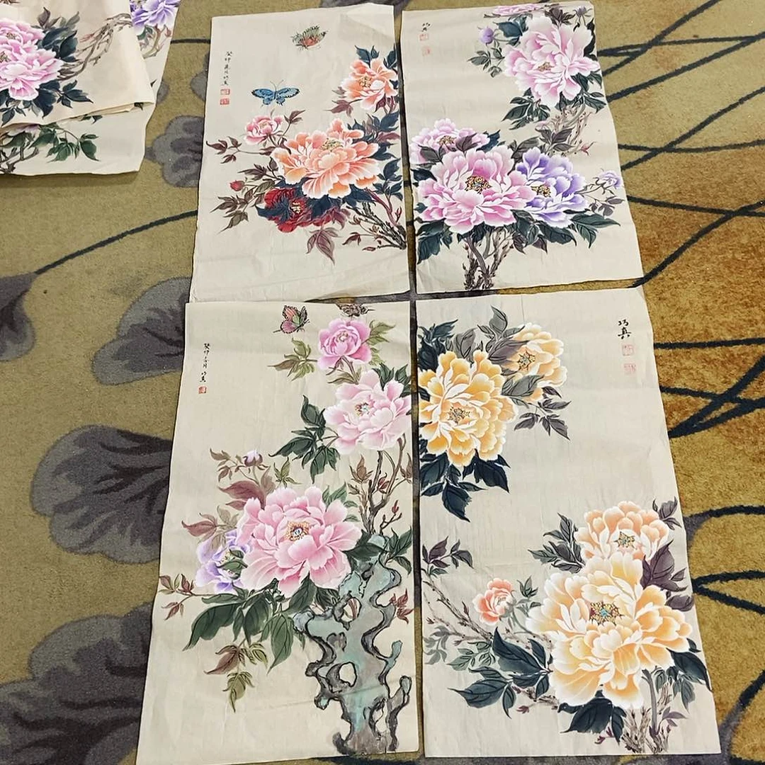 版画王*磊巧真34.68手绘画心