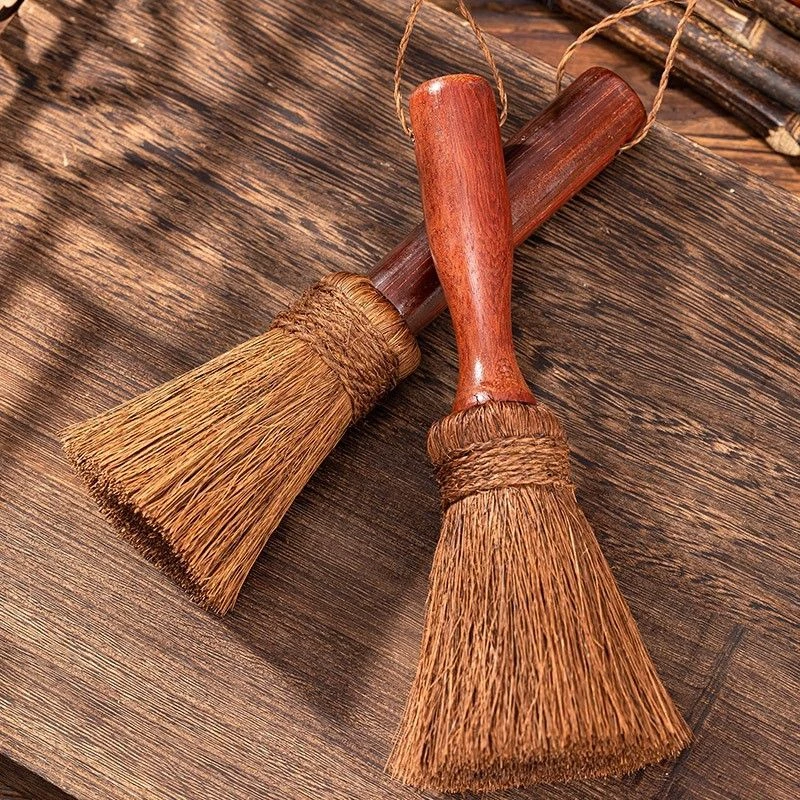 【两个装】不伤锅底家用天然棕刷椰棕软毛刷子长柄洗碗涮锅不沾油