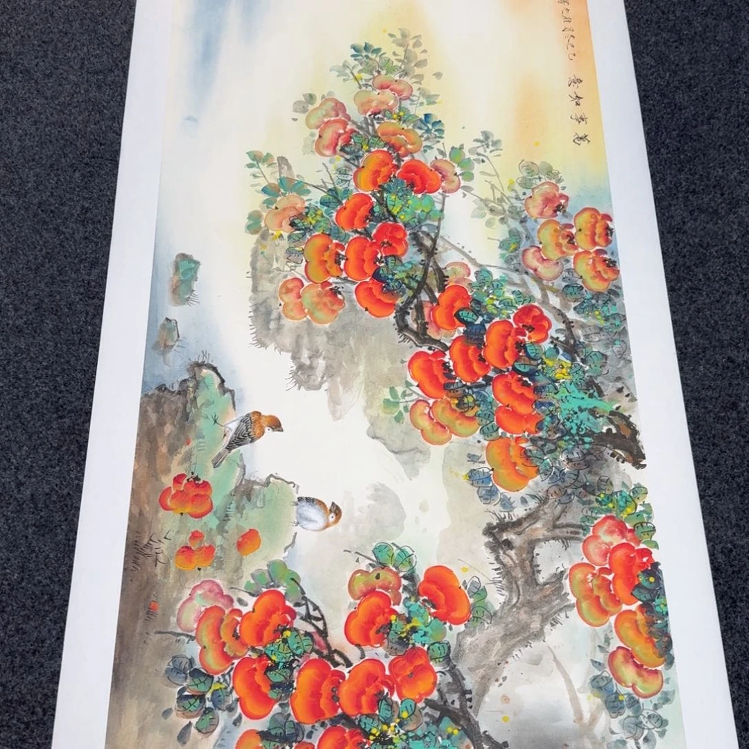 国画国画作品山水花鸟纯手绘