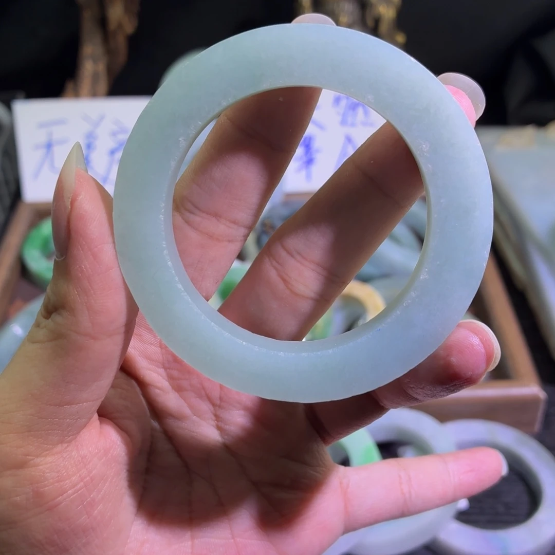 定制翡翠未镶嵌缅甸翡翠A货手镯毛胚定制