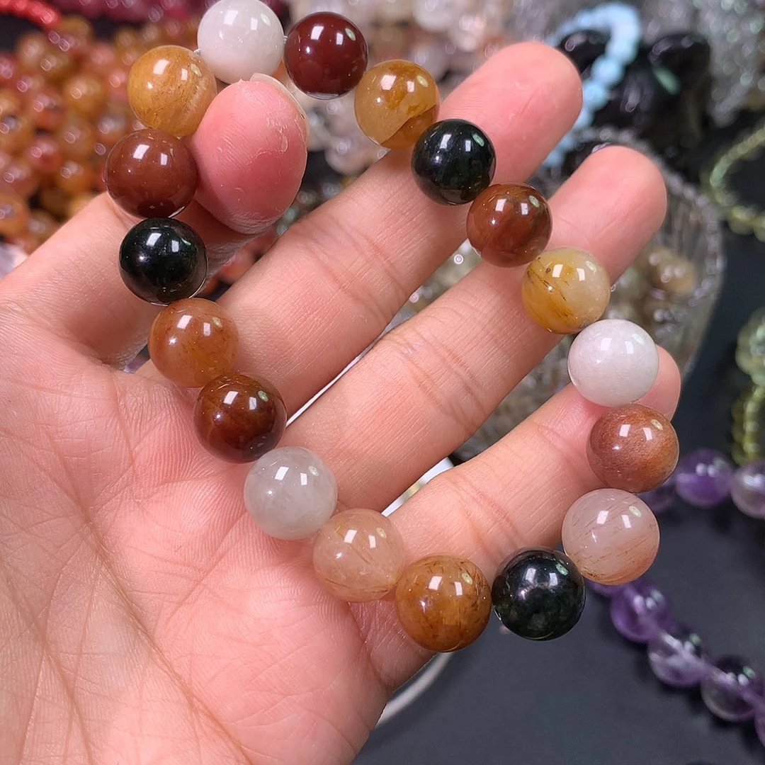 水晶手串未镶嵌天然