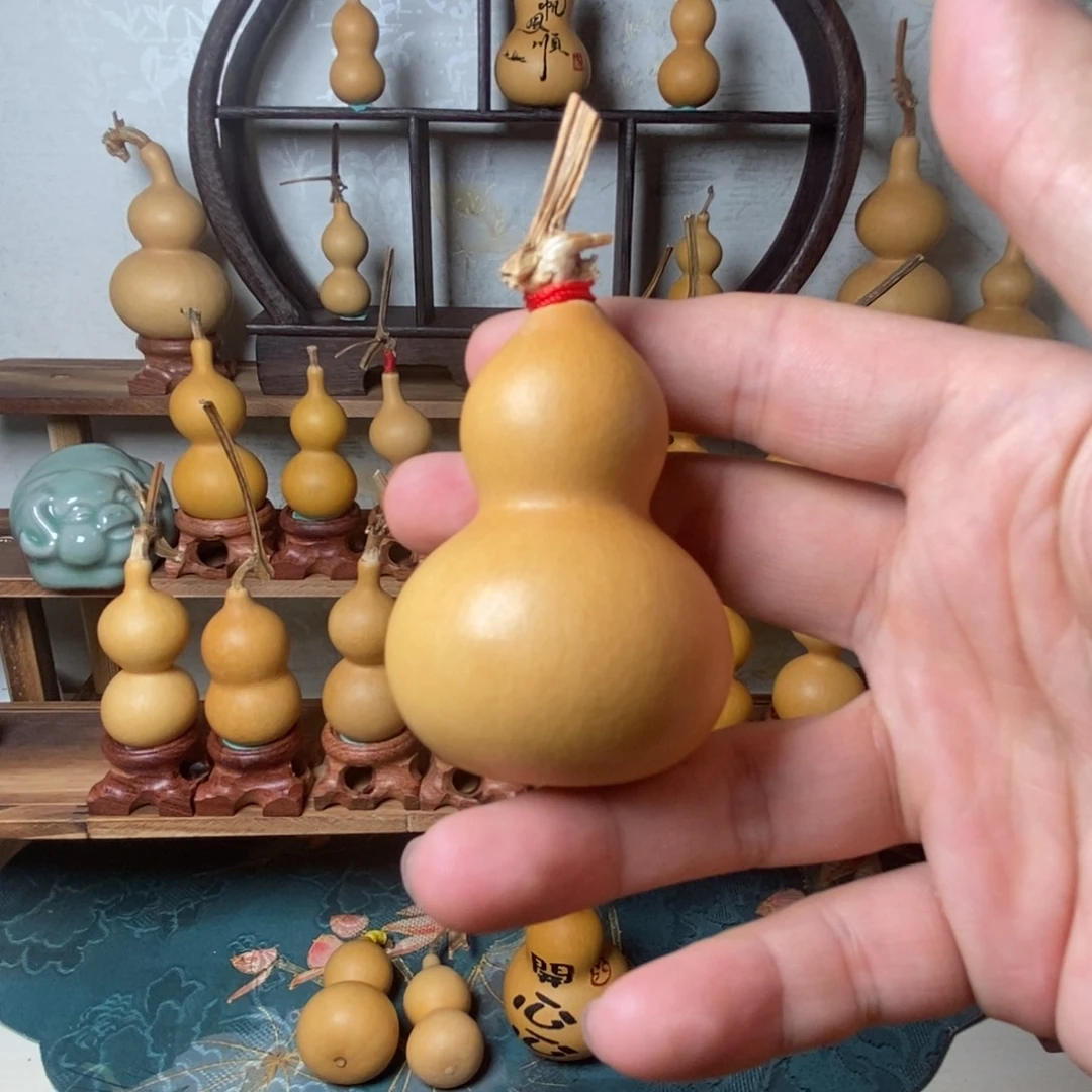 风***杨葫芦天然小葫芦文玩手把件