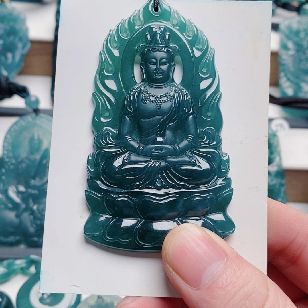 【闪购商品】翡翠颈饰未镶嵌聖**音翡翠