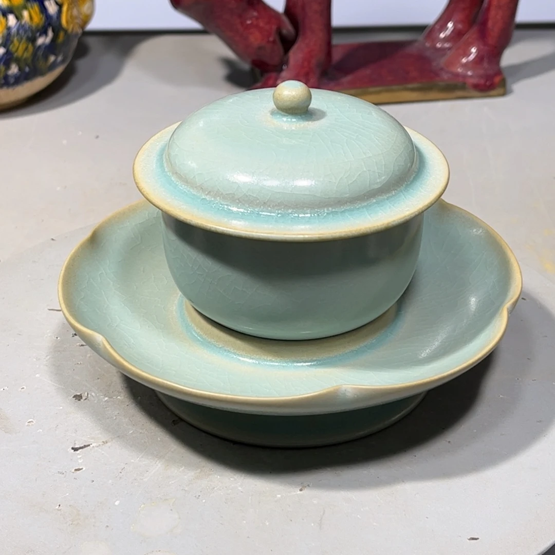 瓶平***8汝窑瓷器品相完美