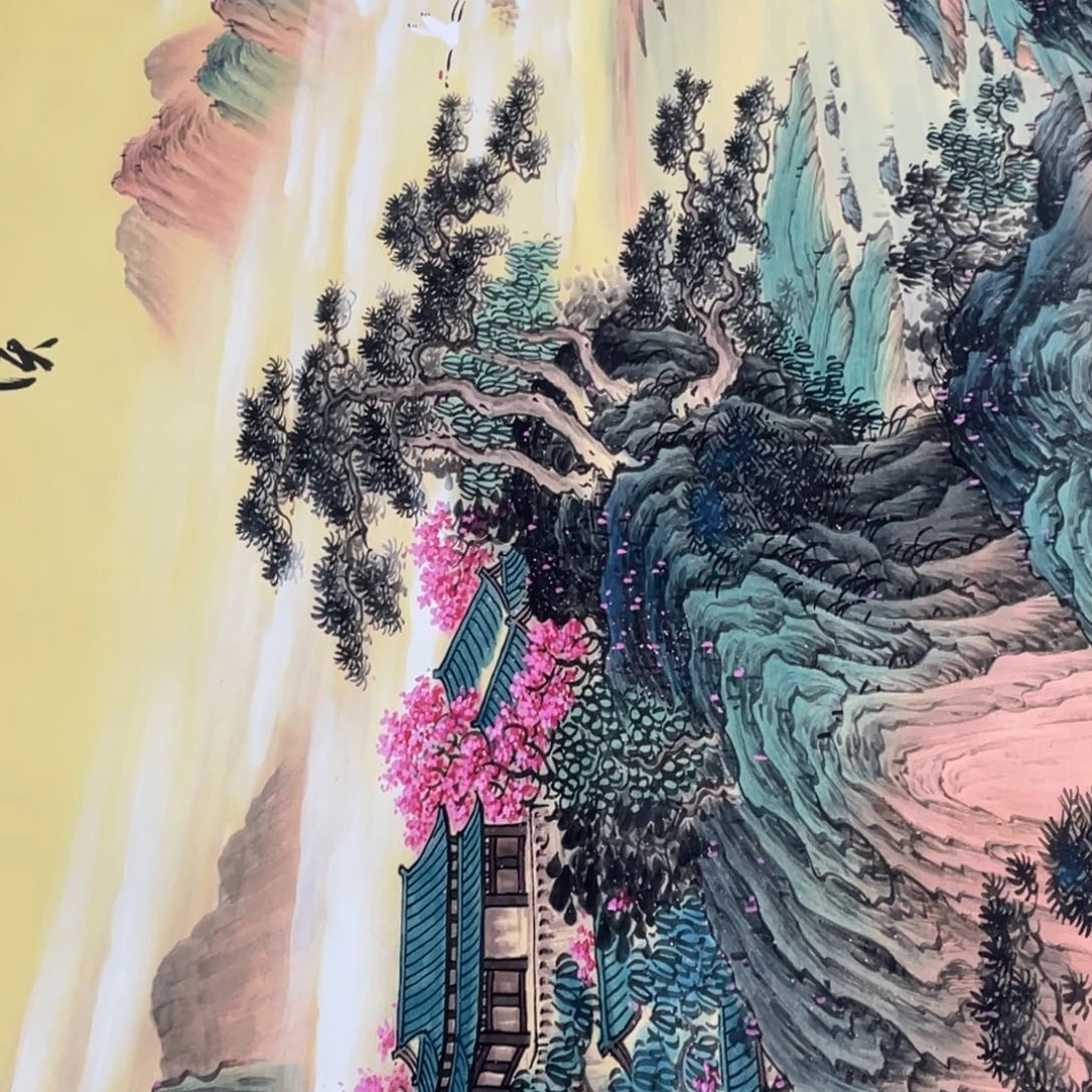 国画老师手笔手绘作品y