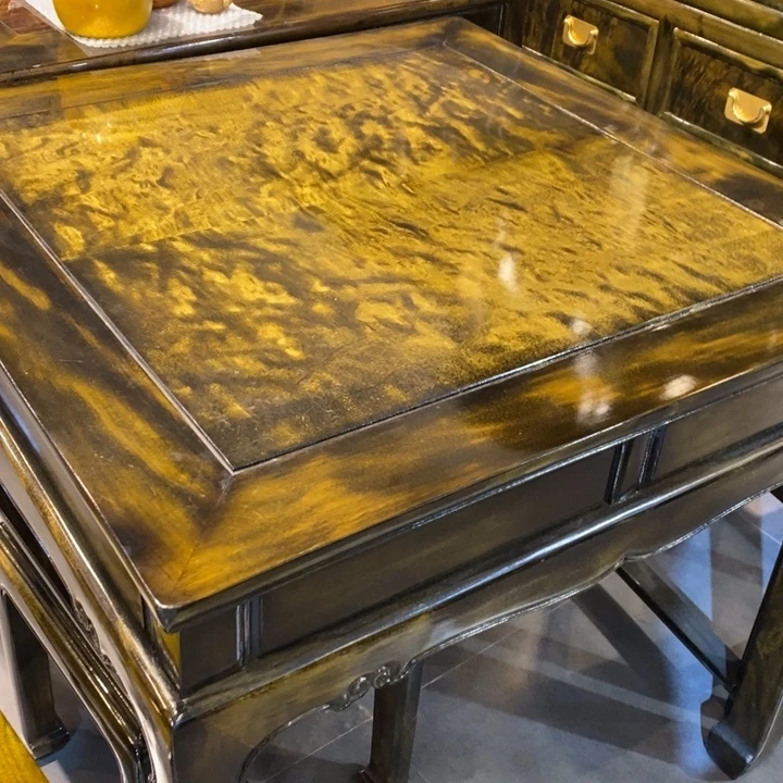 盛***杰楠木四方桌五件套