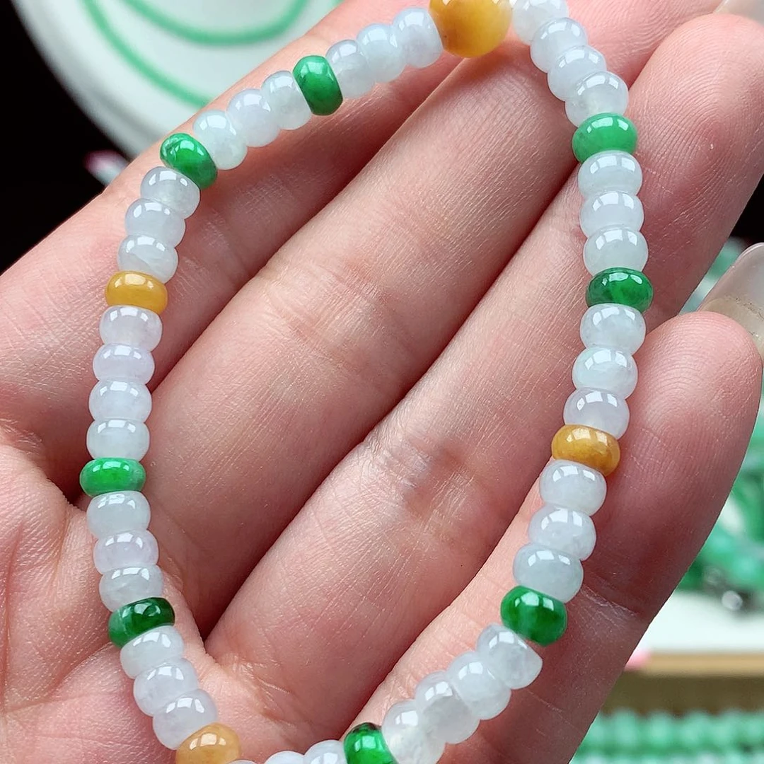 未镶嵌手链翡翠翡翠