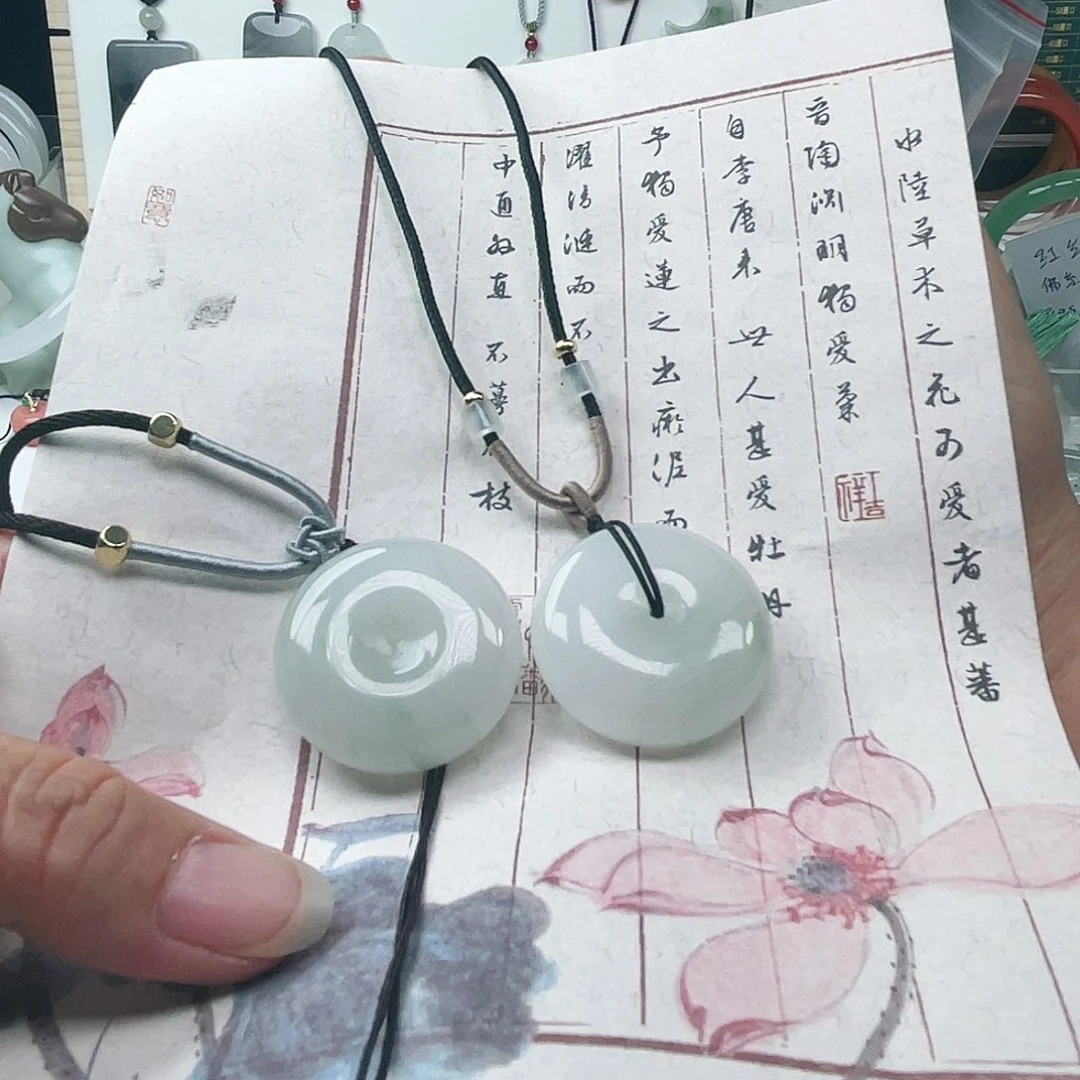 石英质玉（金丝玉）手镯未镶嵌脑****~