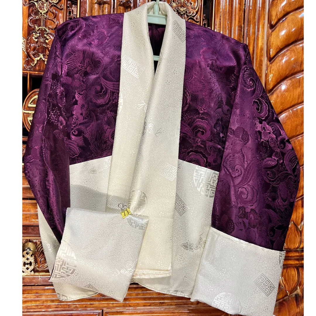 藏式缎子衬衫  气质 百搭  修身  民族风衬衫（女士） 缎子甲鲁衬衫