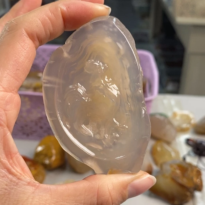 玛瑙/玉髓吊坠(不含链)未镶嵌