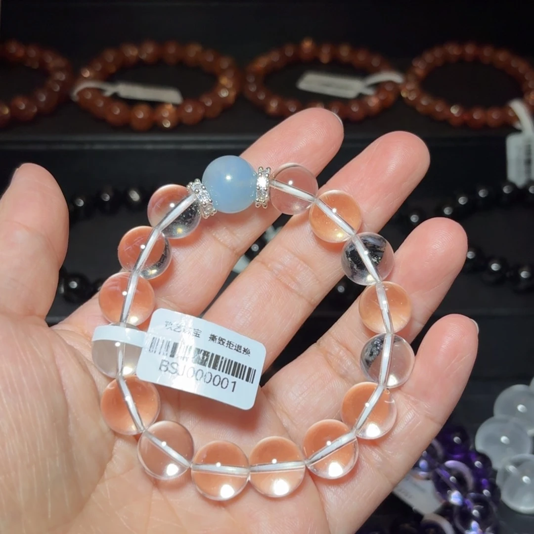 手链未镶嵌水晶露思同款白水晶单圈手链A11