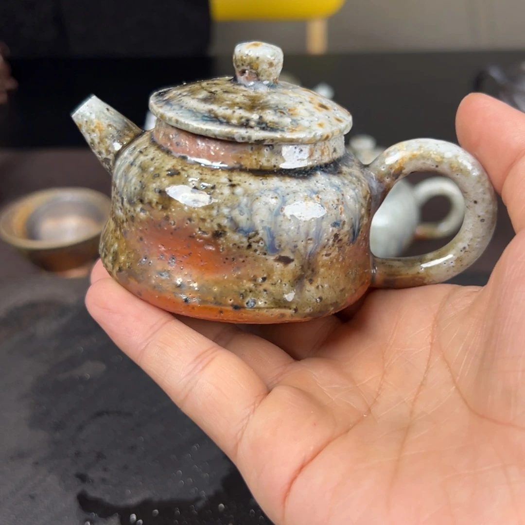杯灵*柴烧茶器主人壶