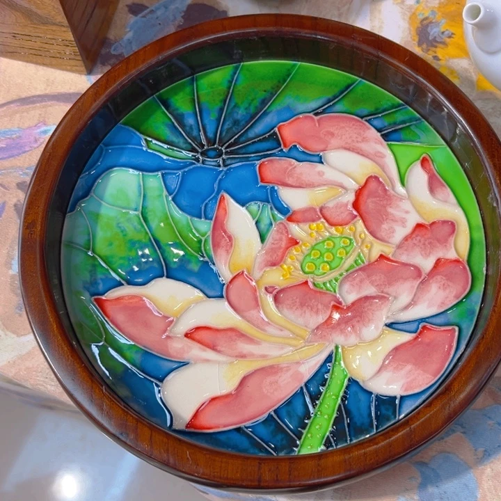 木瓷板画艺术作品