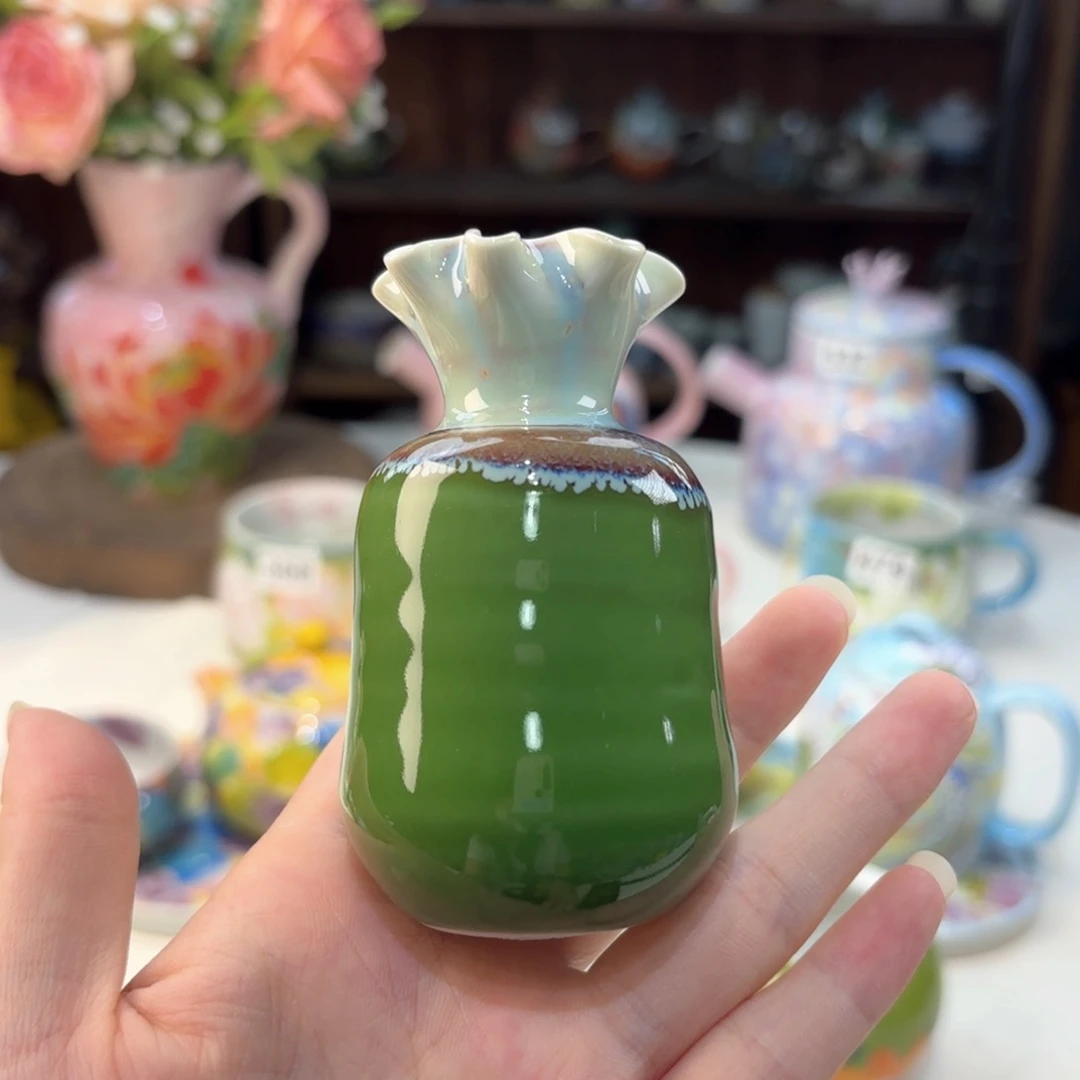 景德镇手绘高温釉下彩陶瓷茶具