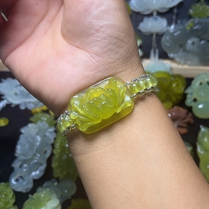 未镶嵌蛇纹石玉发饰