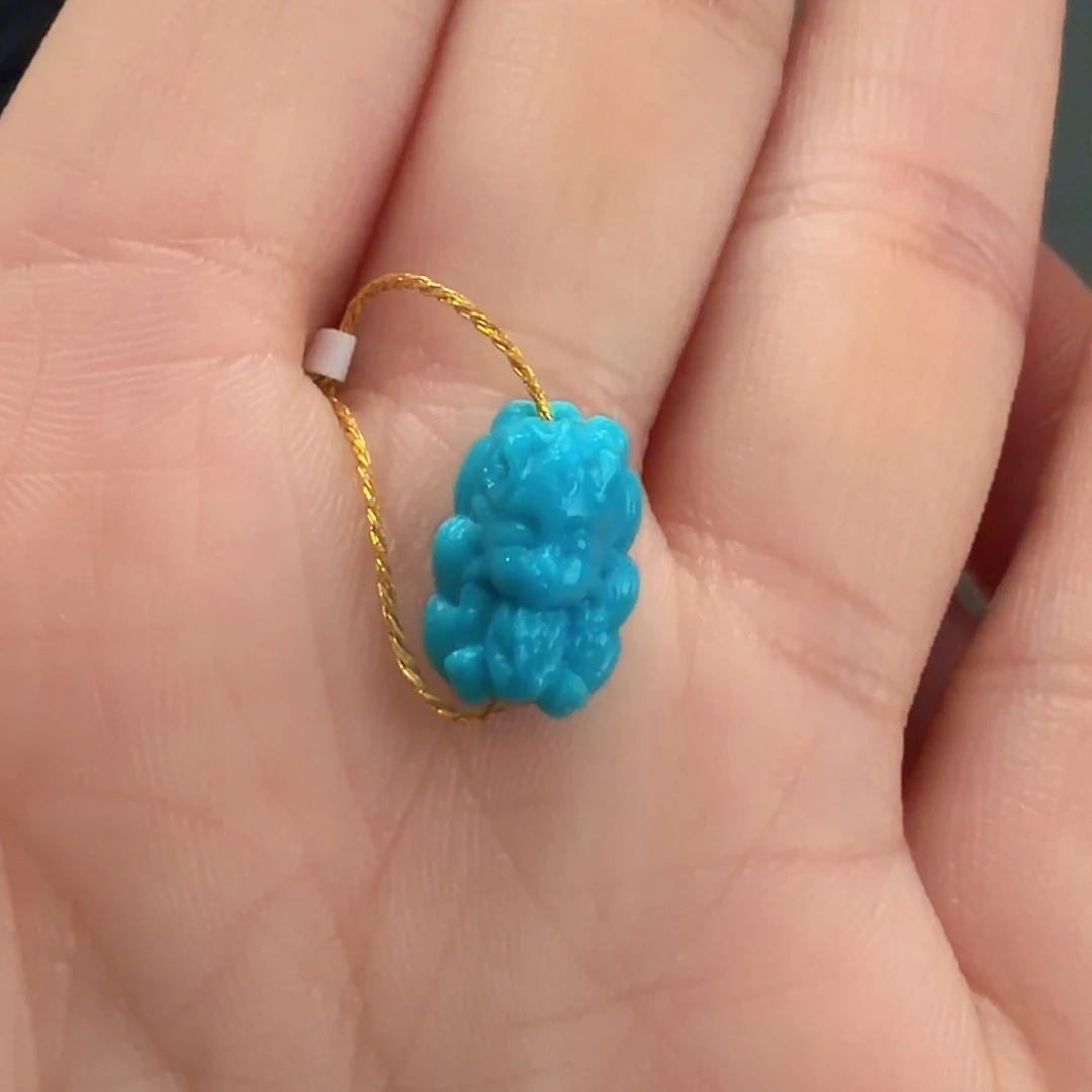 绿松石未镶嵌颈饰