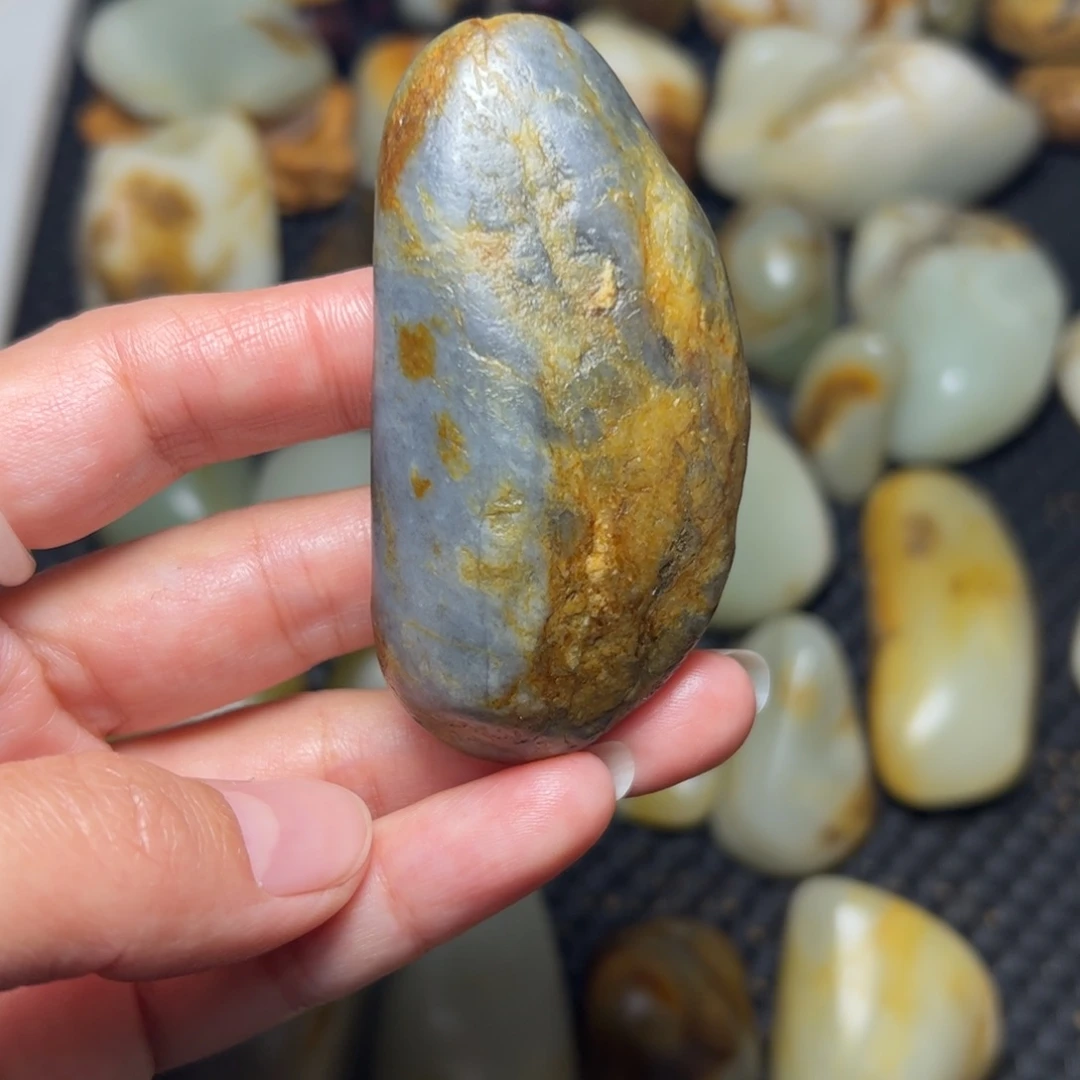 和田玉未镶嵌挂件A94