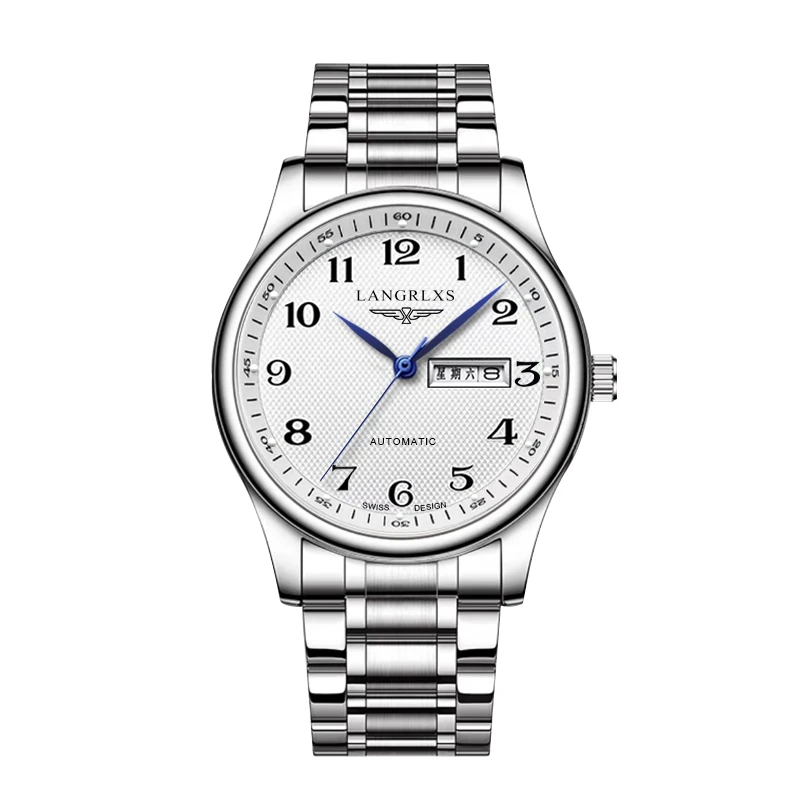LANGRLXS简约经典钢带腕表