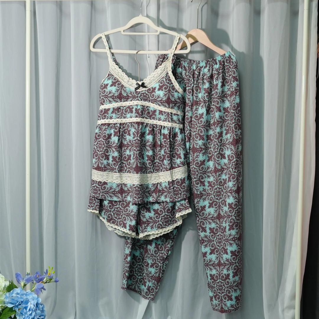 【约独享】018时尚高级睡衣家居服三件套#505