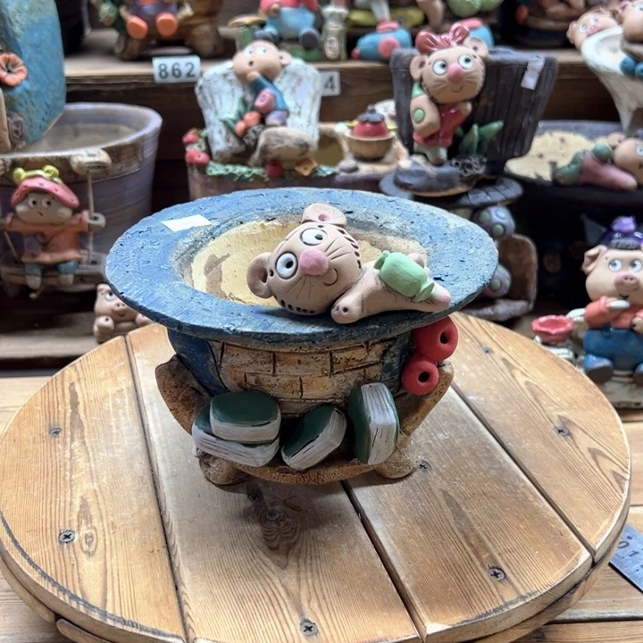 嘻哈多肉花盆百搭