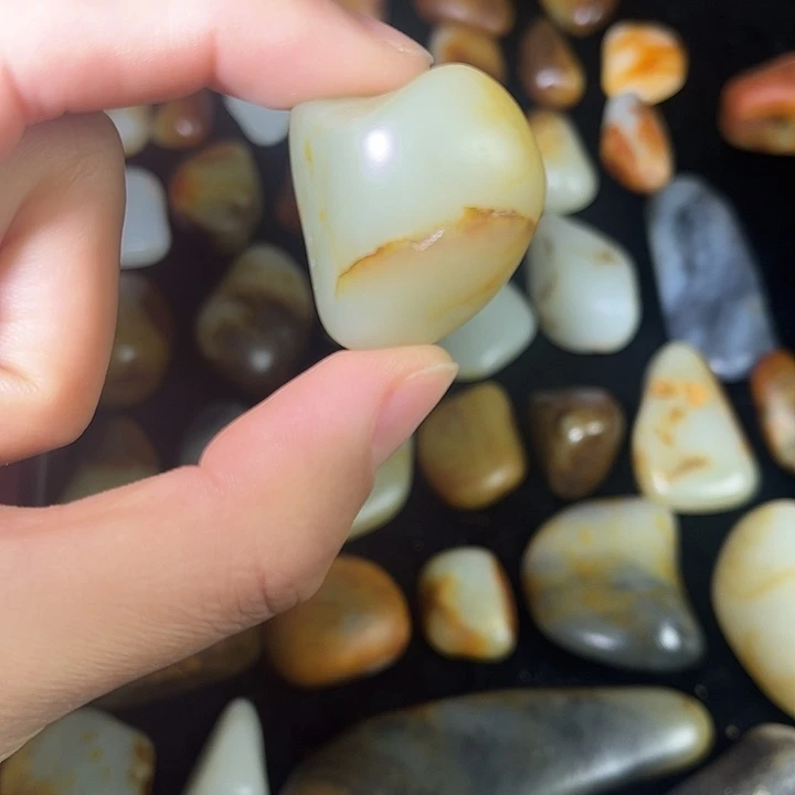 和田玉未镶嵌耳饰23g