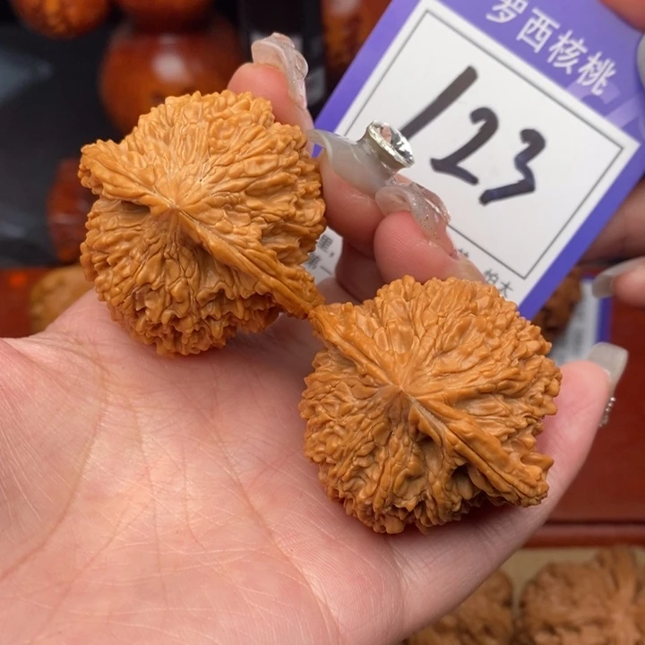 桃核吊坠42满天星123号牌