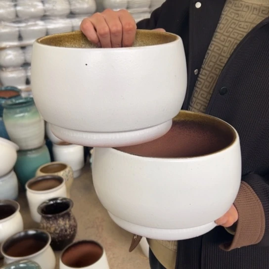 紫砂花盆高13口20————-