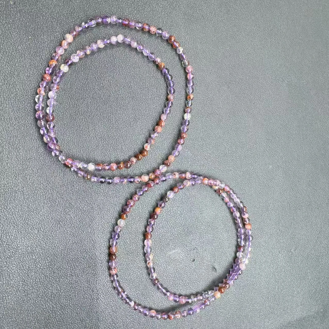 【玉经纶】-31792/Q41-水晶珠链-多样性发其一4mm|约120颗