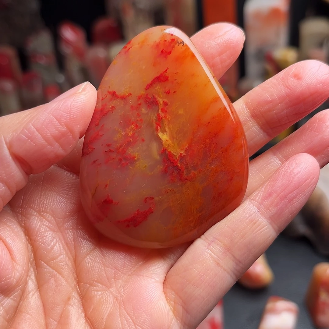 巴林石其他鸡血石