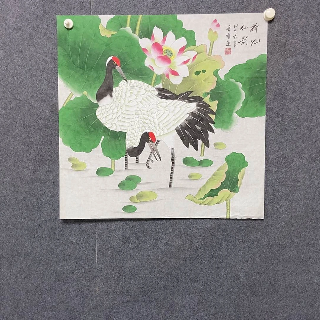 国画四尺斗方一幅