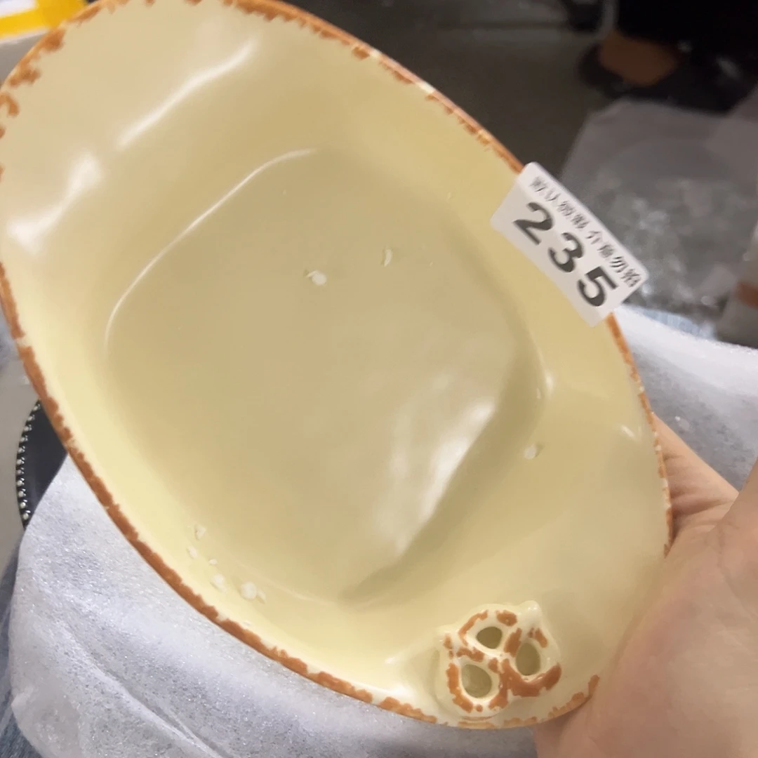 搪瓷微瑕烤盘一个235