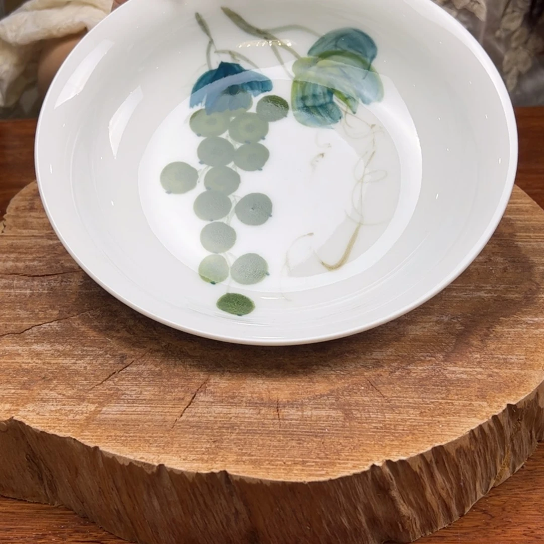 瓷片景德镇陶瓷手工手绘制作