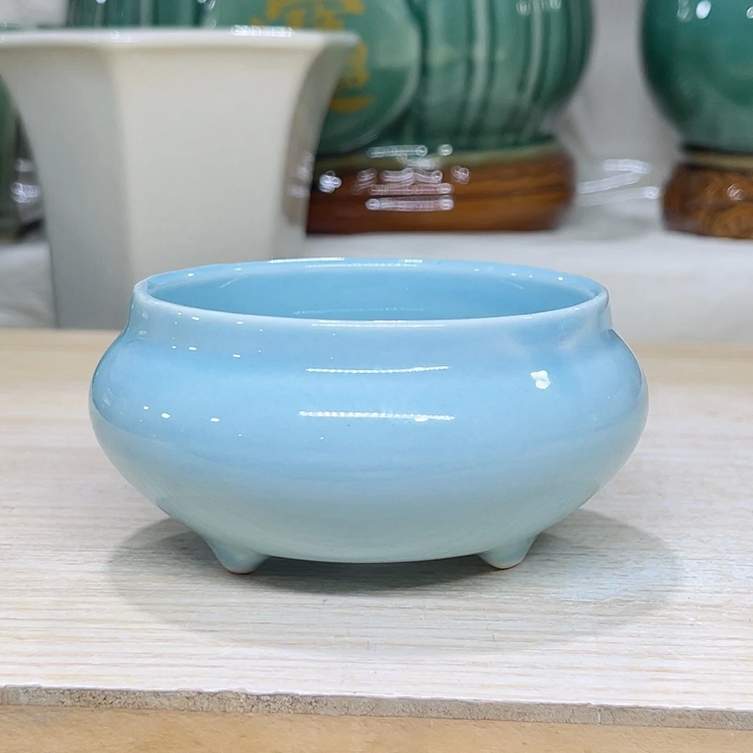 陶瓷绿植多肉微瑕花盆口径8*5