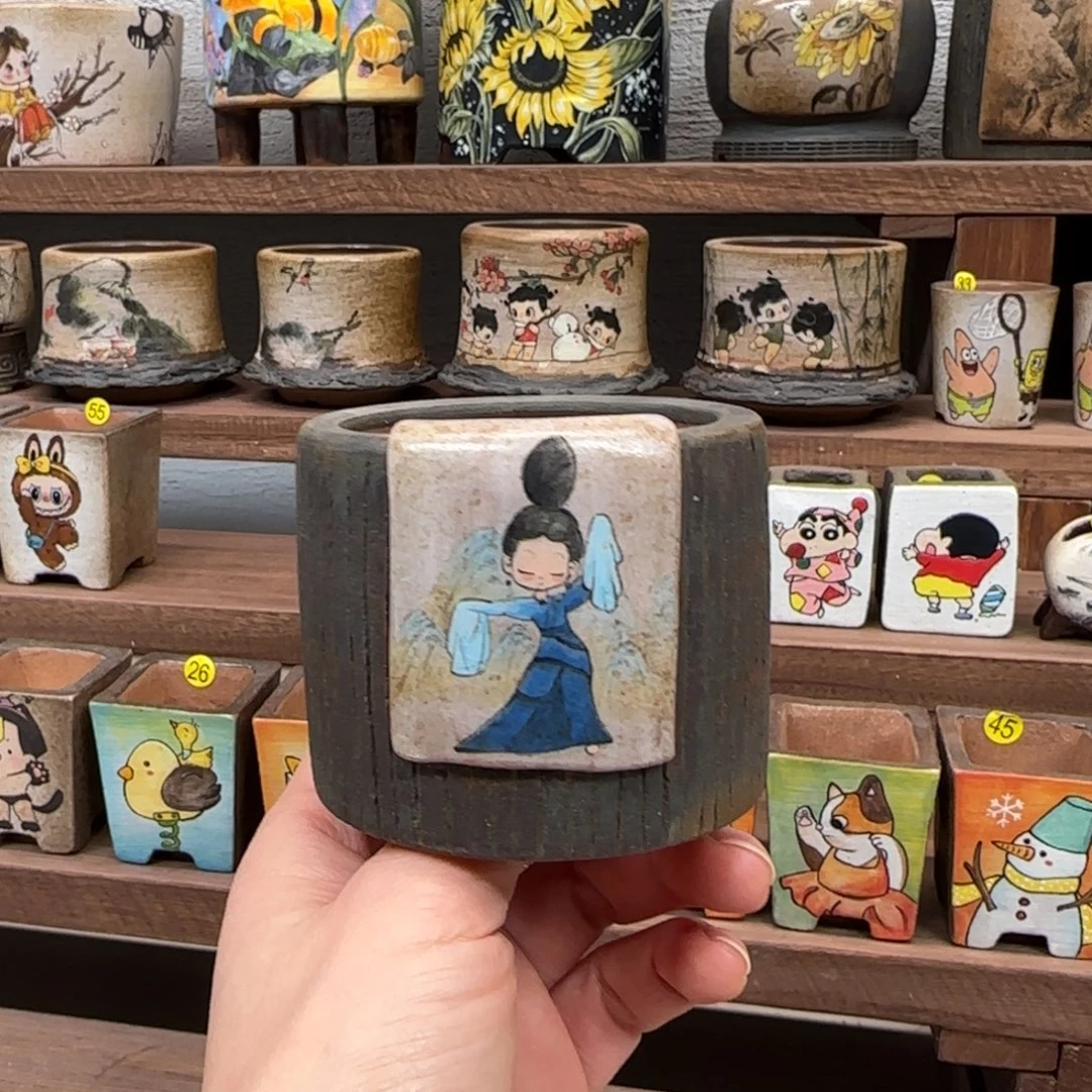 内口尺寸6.1厘米左右花盆