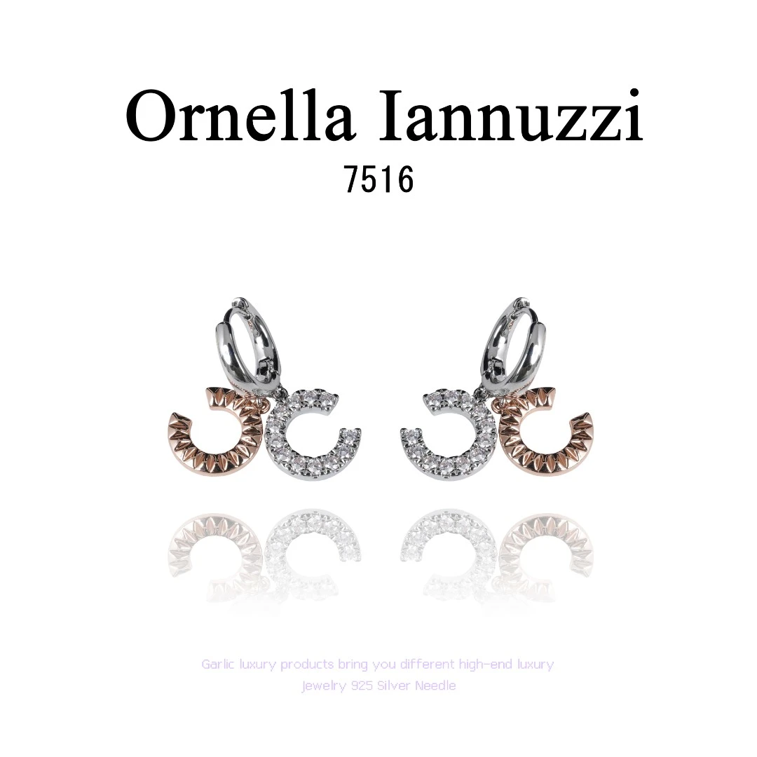 镀K金 Ornella Iannuzzi耳饰~7516