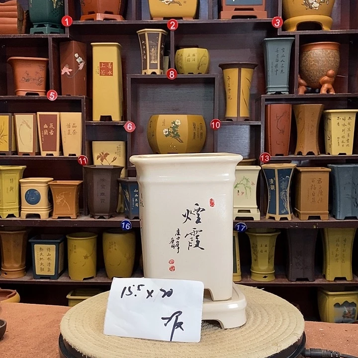 紫砂花盆紫砂花盆