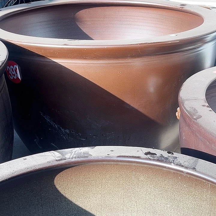 朝***宿景德镇陶瓷鱼缸艺术直径1米