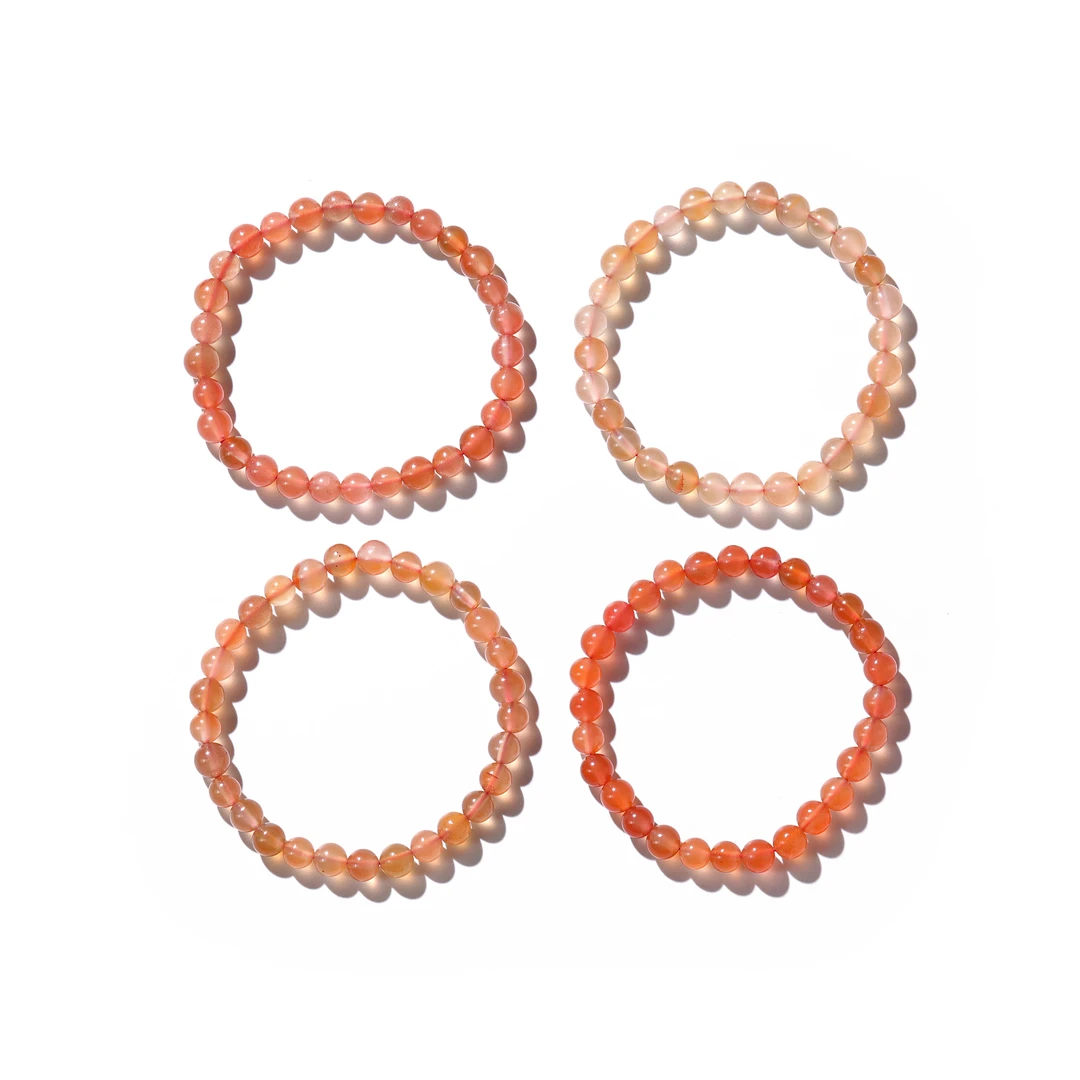 保山南红纯原矿无胶手串多样性发货，发其一约6mm约9g+11250207-09