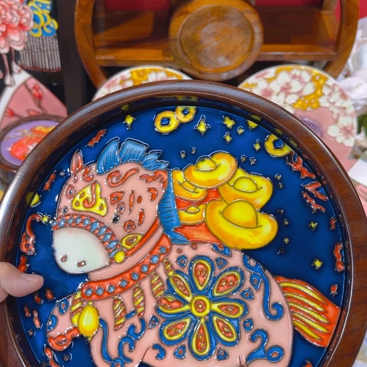 瓷片瓷板画艺术作品
