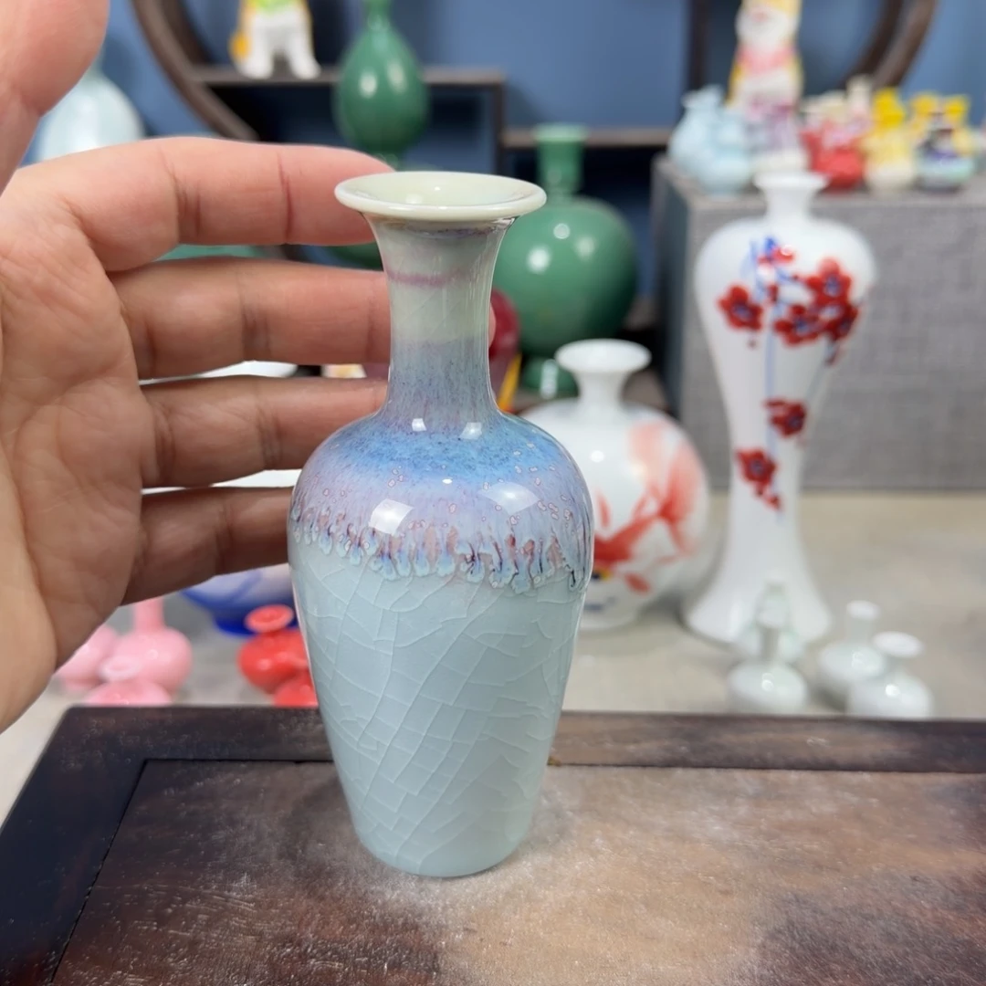 陶瓷手工小花器摆件