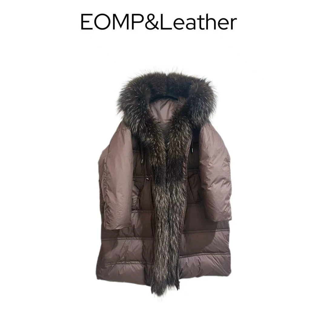 「EOMP推荐」冬季休闲时尚潮流宽松百搭洋气版女士外套-5163C