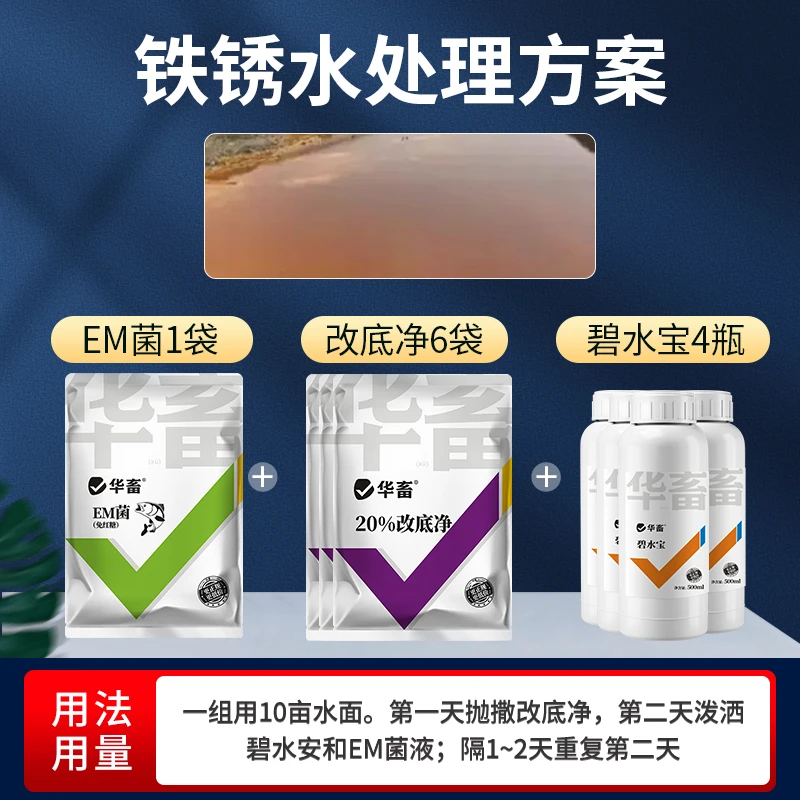Z铁锈水（裸甲藻）处理套餐 鱼虾蟹水产养殖