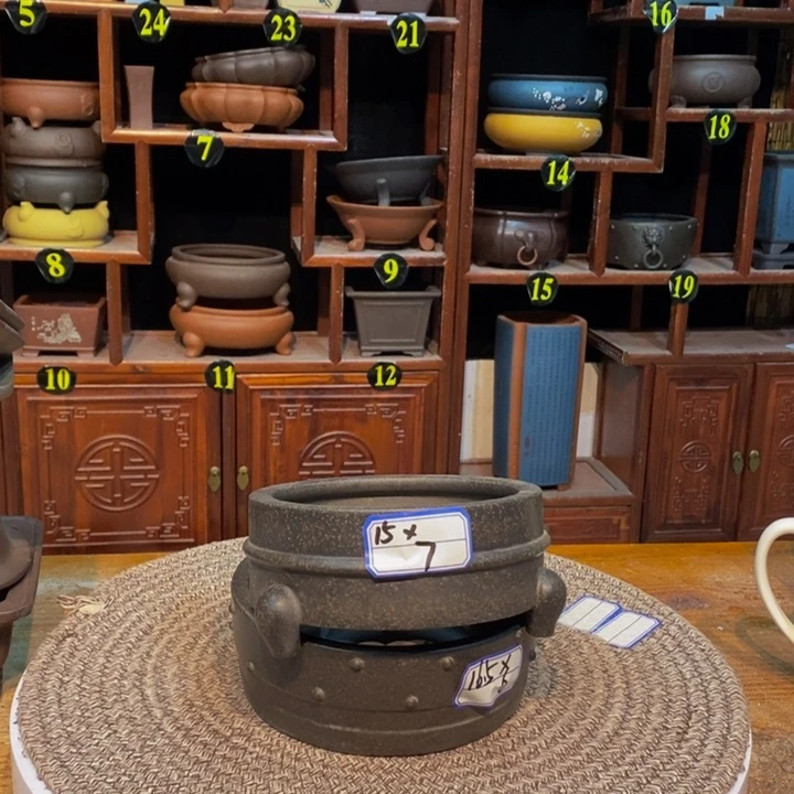 紫砂花盆辣**花紫砂花盆