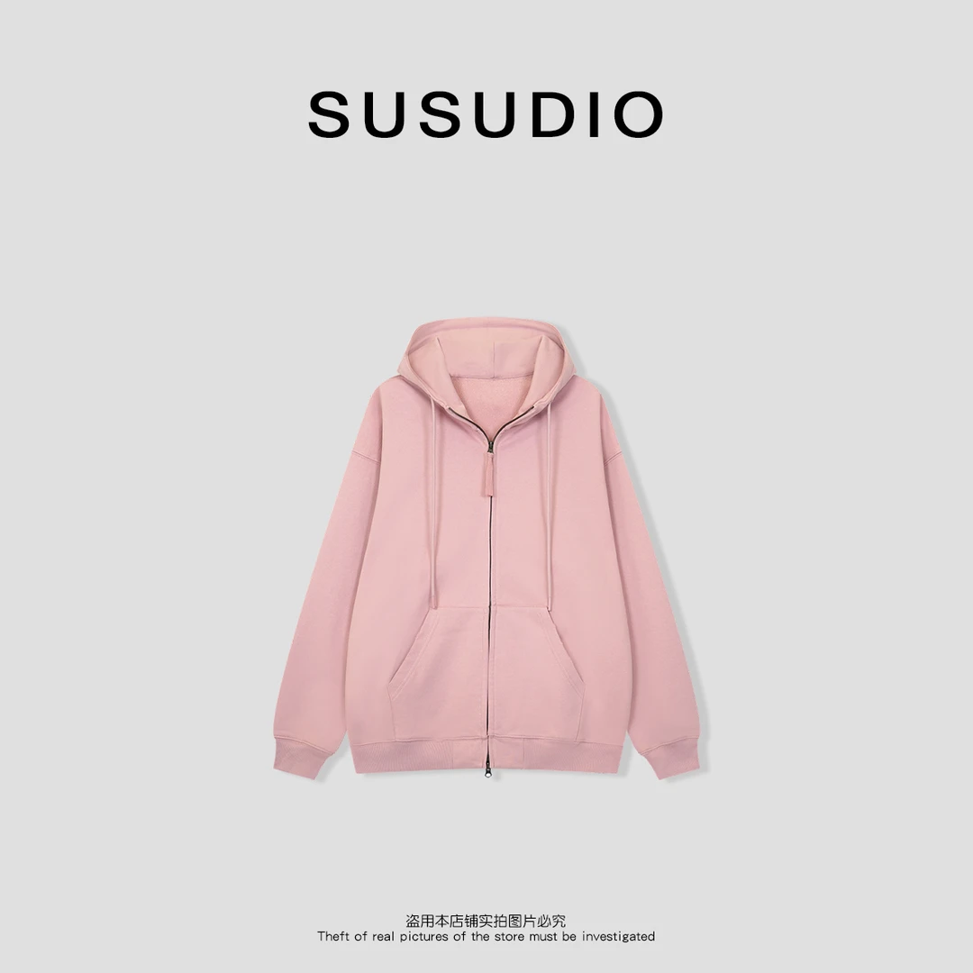 SUSUDIO 极简爆款版型400g高克重重磅卫衣外套70103