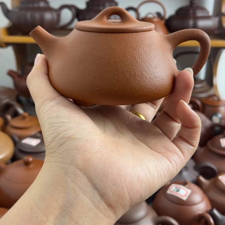 茶壶紫砂150cc降坡半手