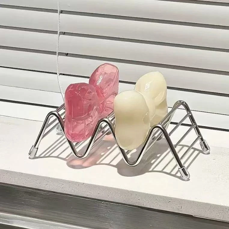 肥皂盒家用卫生间沥水肥皂架304不锈钢香皂盒置物架浴室香皂架