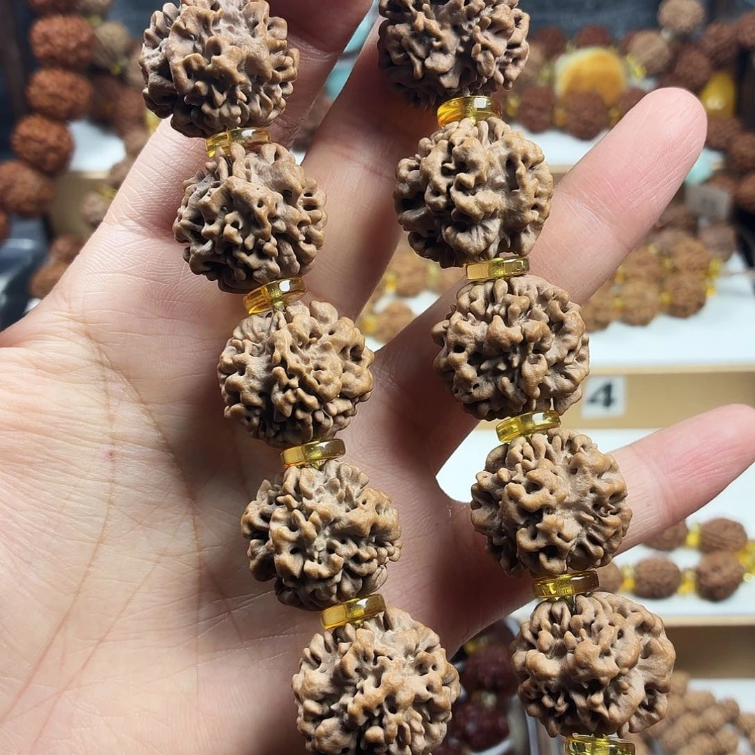 手串金刚菩提收藏版稀有精品0瓣火焰龙珠大尺寸